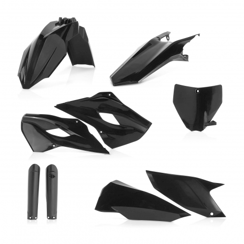 KIT PLÁSTICOS COMPLETO ACERBIS HUSQVARNA TE / FE 2016 - PRETO